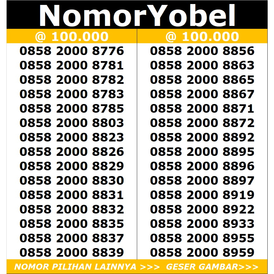 nomor cantik indosat ooredoo im3 mentari 100-10