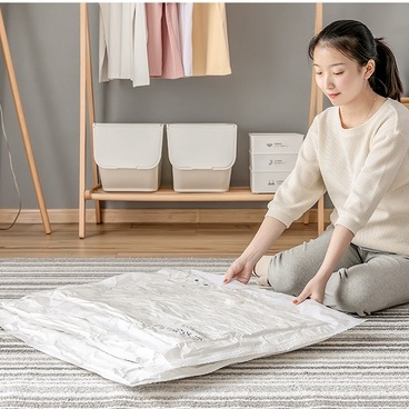 ikiloshop Vacum Bag Plastik Vakum Storage Bag Kompresi Seprei