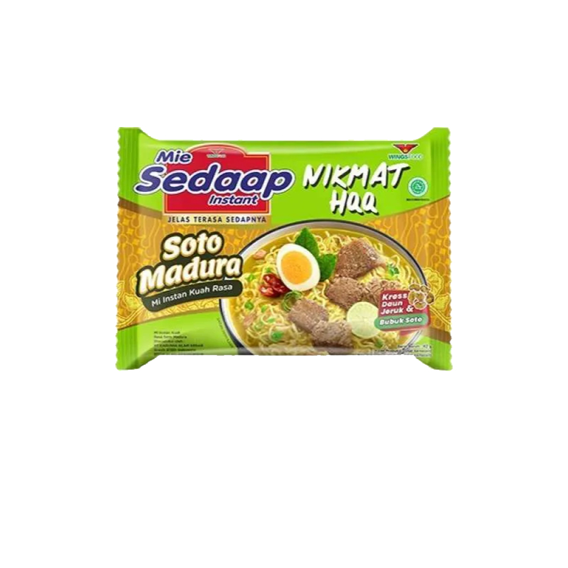 

Sedaap Mie Kuah Soto Madura 82gr