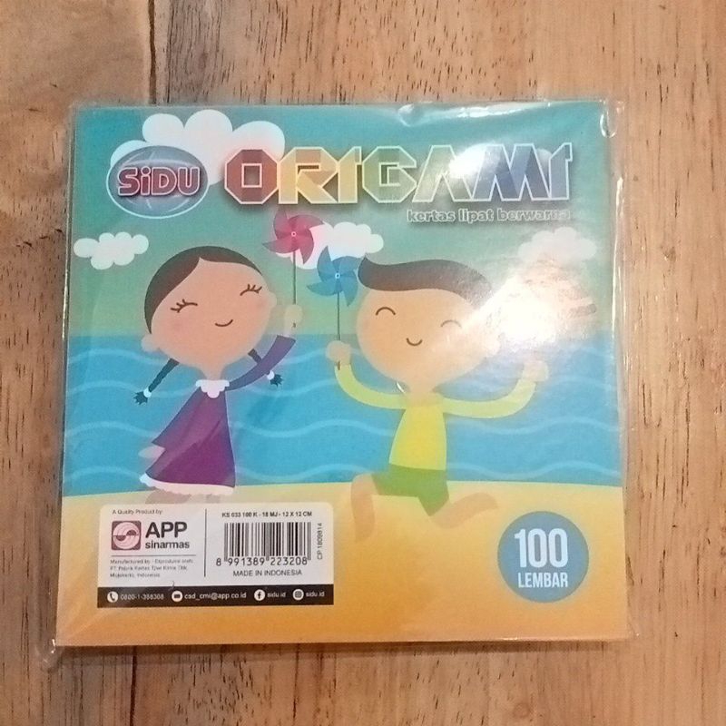 

kertas lipat origami merk sidu
