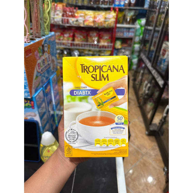 

TROPICANA SLIM SWEETENER DIABTX 50’-s-pemanis diabetesi