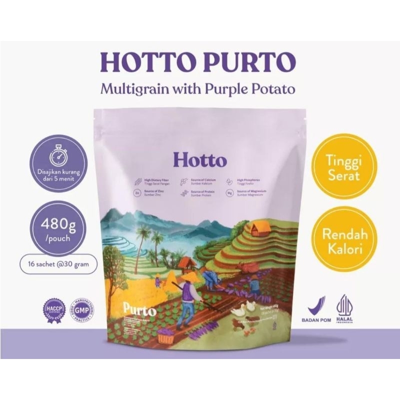 

HOTTO PURTO CEREAL MULTI GRAINS 480gr