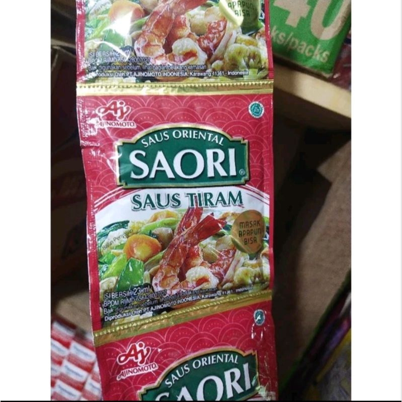 

Saori saos tiram 23ml satuan