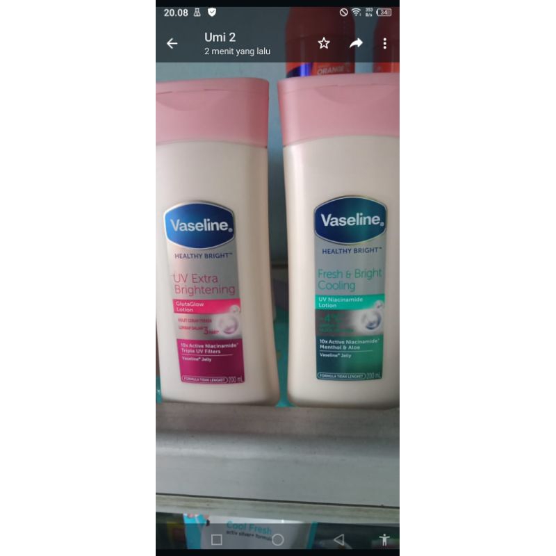 hand body Vaseline