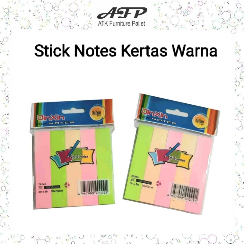 

Stick Notes Sticky Memo Tempel Warna Tanda Kertas