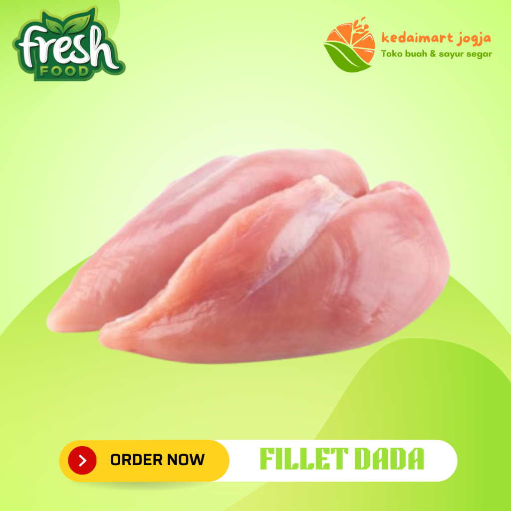 

Fillet Dada Ayam Segar / Boneless Dada Ayam Fresh Kedaimart Jogja