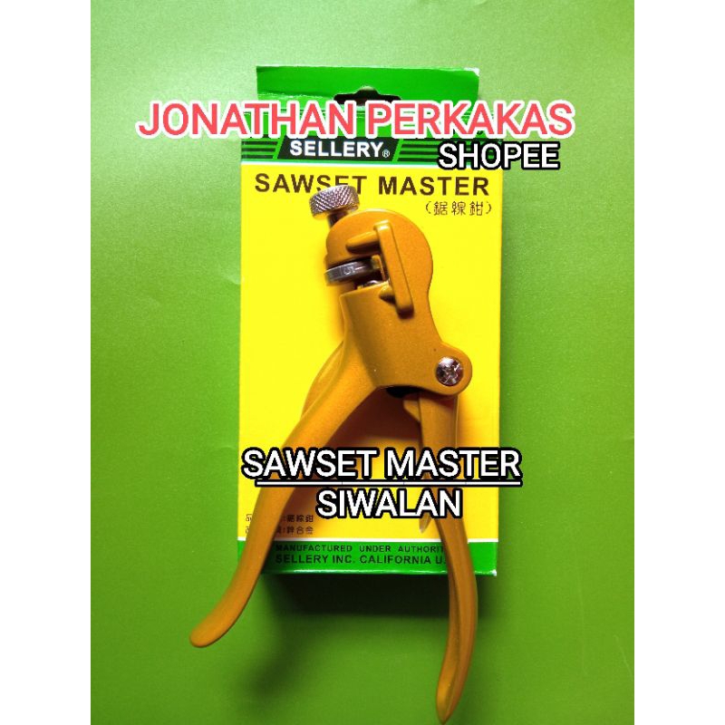 sawset master sellery/siwalan sellery/pembuka mata gergaji sellery/alat buka mata gergaji sellery