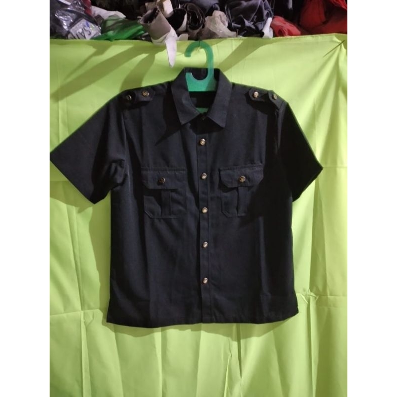 Seragam Safari Security Pendek Jumbo