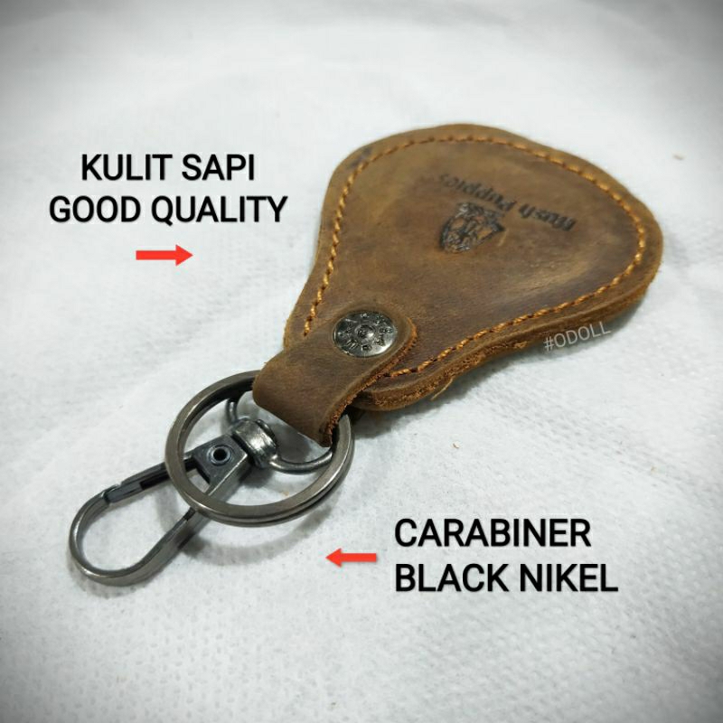 ODOLL Gantungan Bandul Kunci Rumah Remot Mobil Dan Sepeda Motor Kulit Asli
