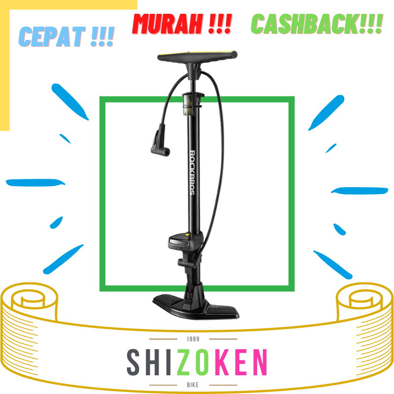 Rockbros Pompa Angin Motor Sepeda 160PSI Digital Meter 42310003001