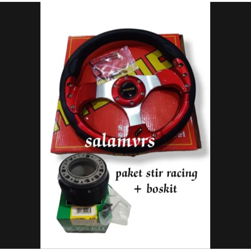 stir racing mobil 13 inci + boskit mobil toyota avanza, innova, rush, agya,