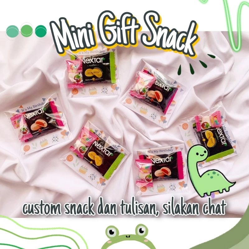

Mini gift snack | cocok untuk hadiah sempro | wisuda | CUSTOM SNACK dan TULISAN