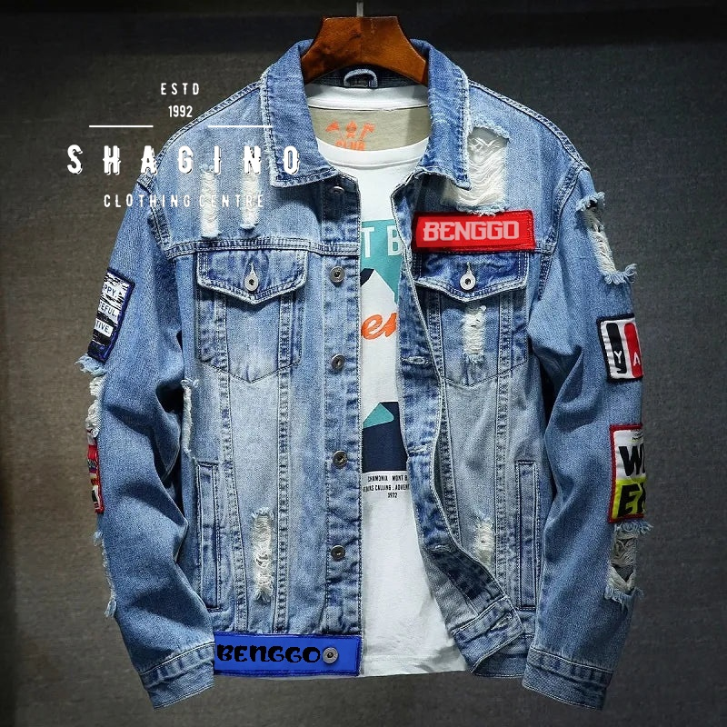 Shagino | Jaket Jeans Terbaru / Jaket Jeans Pria / Jaket Jeans Pria Original / Jaket Jeans Pria Sobe
