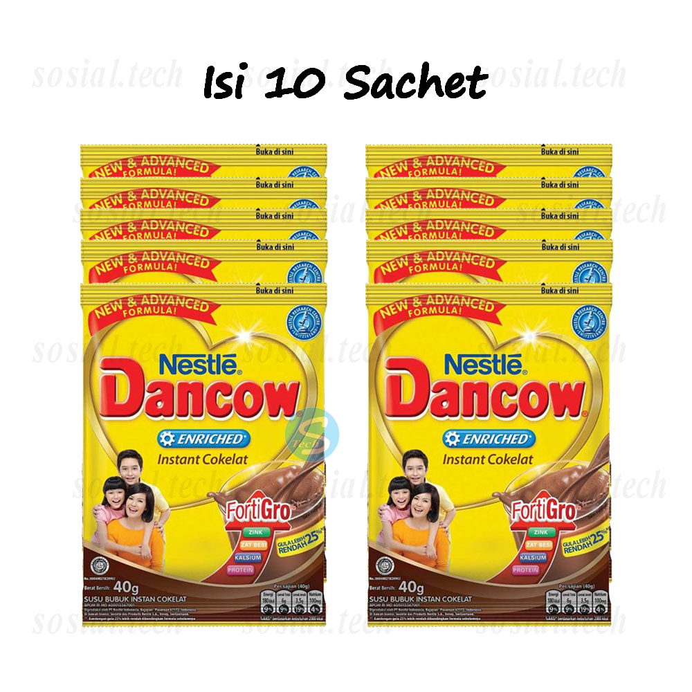 

Susu DANCOW FortiGro 38g 1 Renceng Isi 10 Pcs