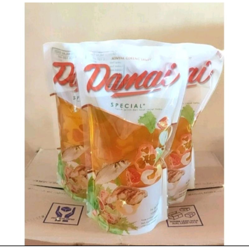 

Minyak goreng Damai 1L