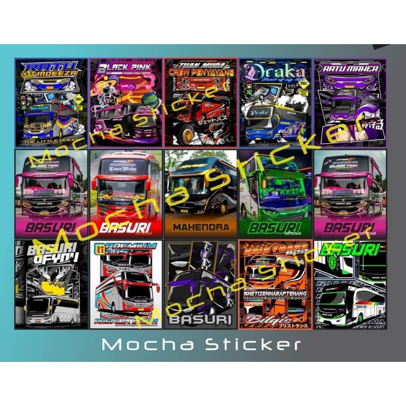 

stiker Basuri isi mini