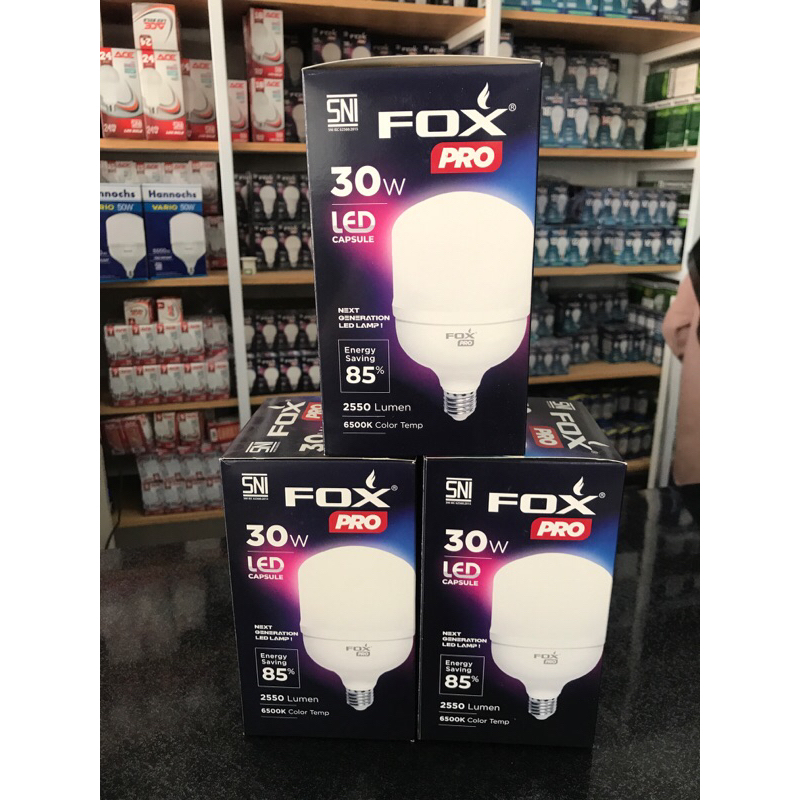 Lampu LED Fox Pro 30Watt Cahaya Putih