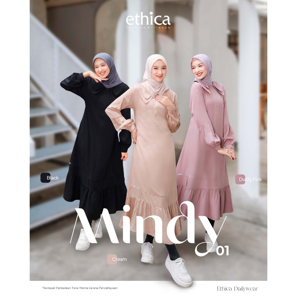 Ethica -  Long Tunik Wanita Korean Look's -  Mindy 01