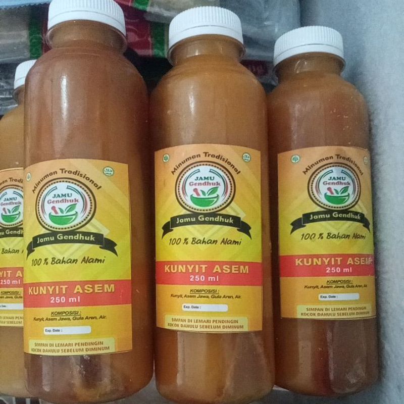 

Jamu Gendhuk Kunyit Asem
