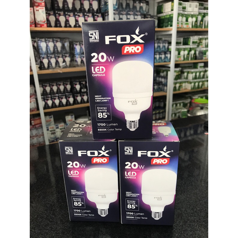 Lampu LED Fox Pro 20Watt Cahaya Putih