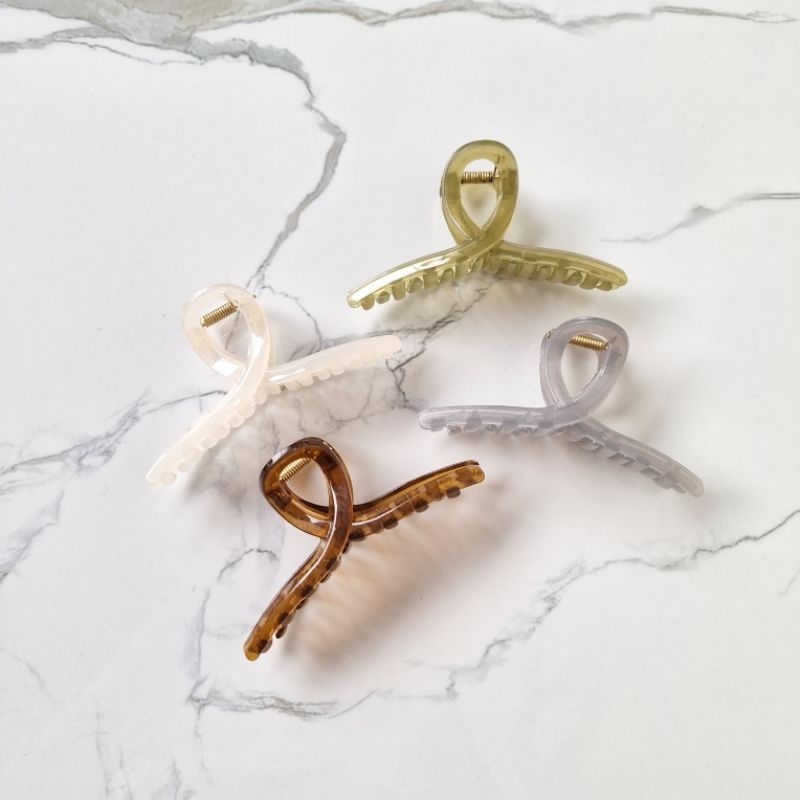 VILI - LIVI Hair Claw Import Premium / Jepit Rambut Korea / Jedai