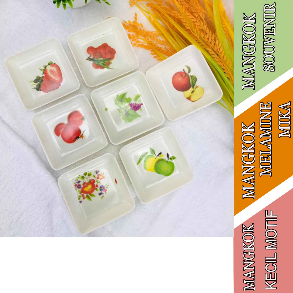 Mangkok Sambal - Mangkok Melamin Mika - Souvenir Mangkok Mika Motif