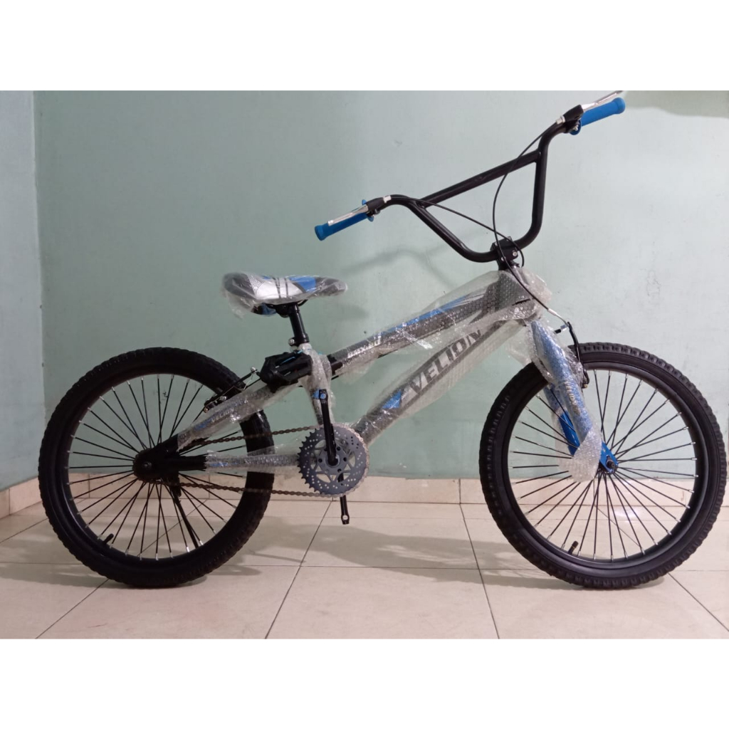 Sepeda Cowok BMX Velion Ban Ukuran 20 inch