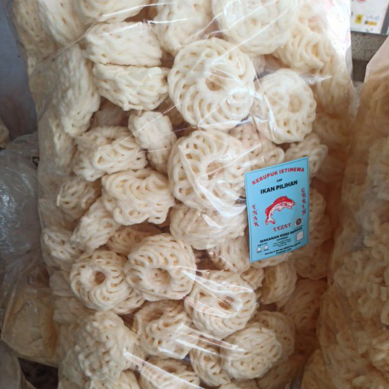 

krupuk kiloan 100gr asli bangka tebal