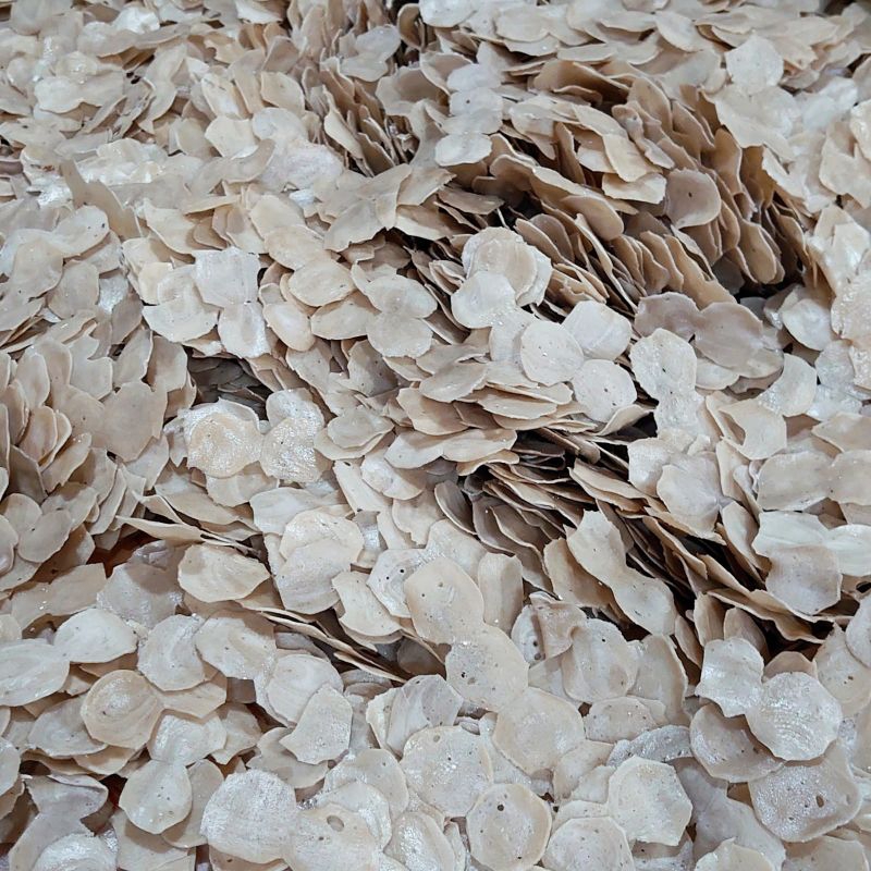 

[1kg] Krecek Krupuk Pasir Mentah Kerupuk Upil Rasa Bawang
