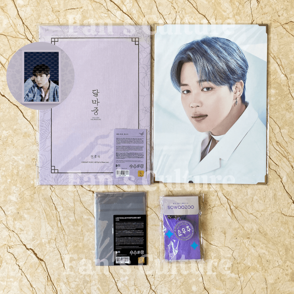 [READY STOCK] Bundle BTS Proof Exhibition Lenticular Postcard Suga (Yoongi) with Dalmajung Flip Phot