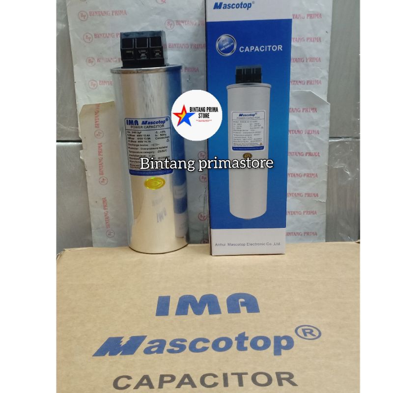 Kapasitor 10Kvar Capasitor Bank 10Kvar 415V 13.9A IMA Mascotop