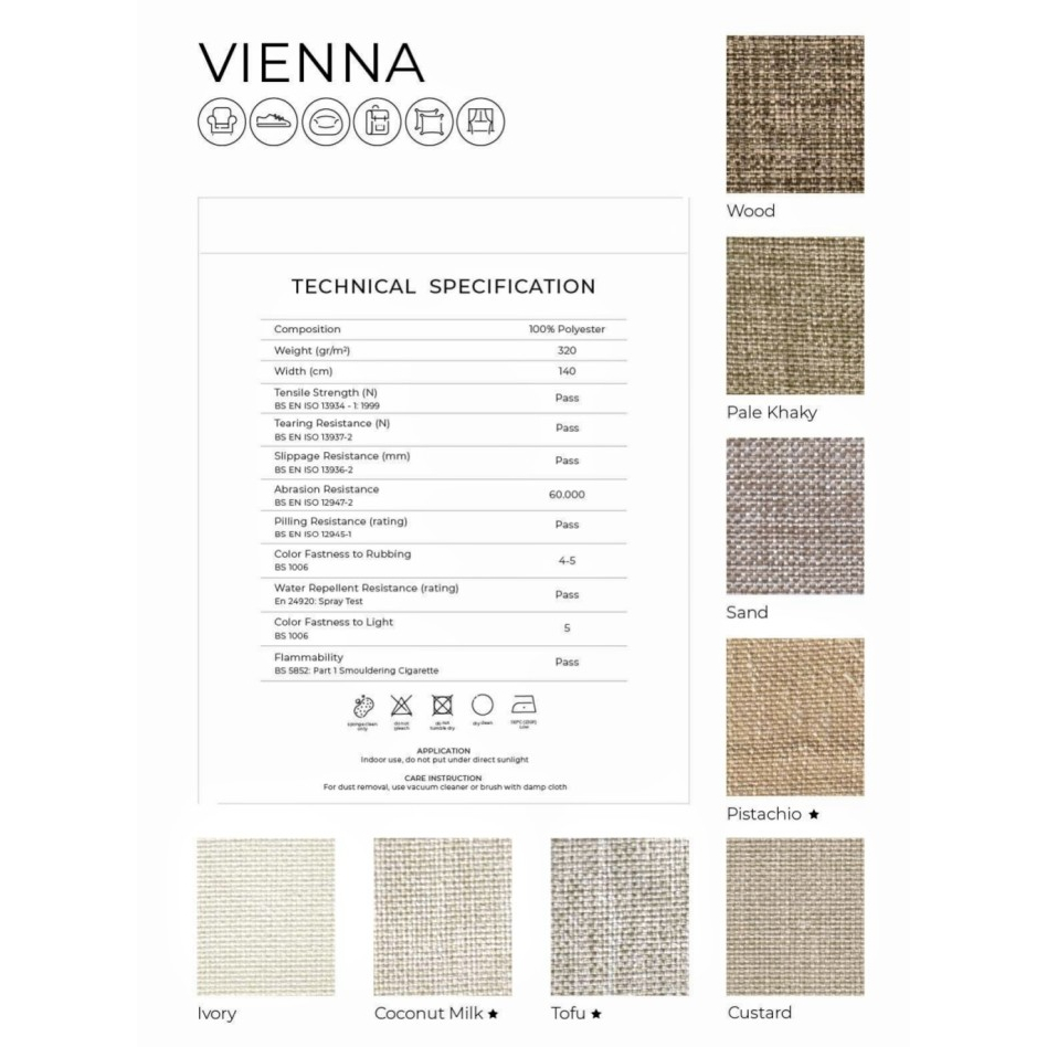 Kain Polos - Vienna - Regency Interior Sofa Mebel Furniture