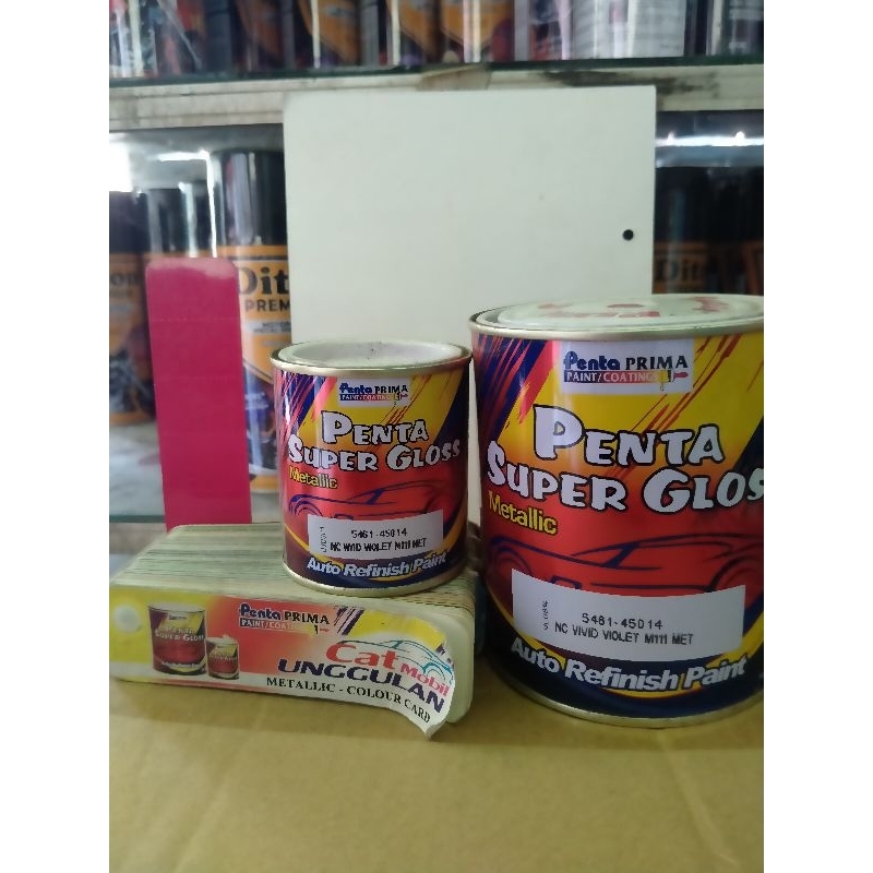 cat penta super gloss metalic nc vivid violet M111 met 45014 ( 200g - 1kg )