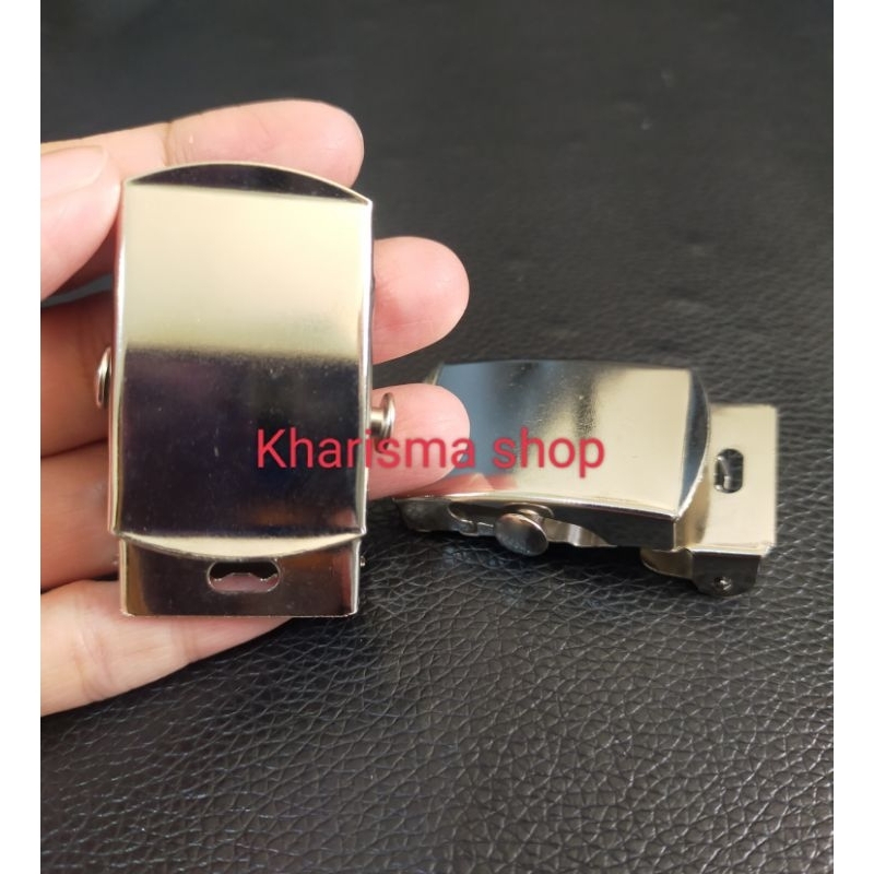 Kepala Gesper Polos Murah 2,5cm (Kepala+Buntut)