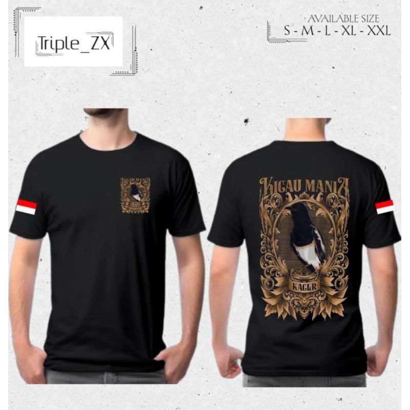 KAOS KACER PECINTA BURUNG KACER KICAU MANIA INDONESIA