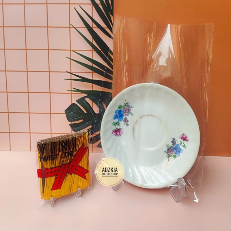 Plastik Souvenir Piring Kopi / Plastik piring kecil