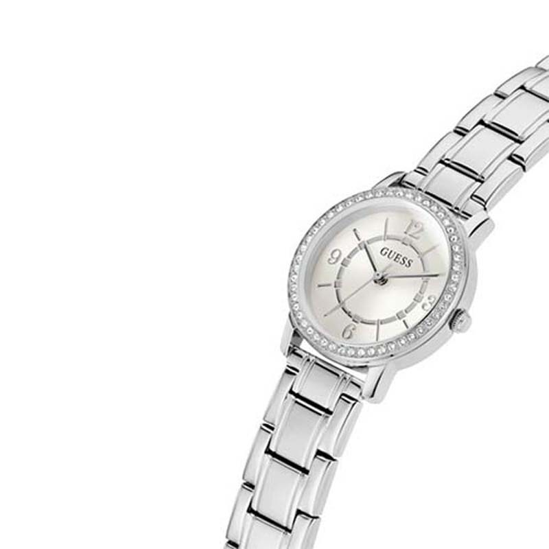 Terbaru 100% asli GUESS GW0468L1 Original  Jam Tangan Wanita Analog Silver