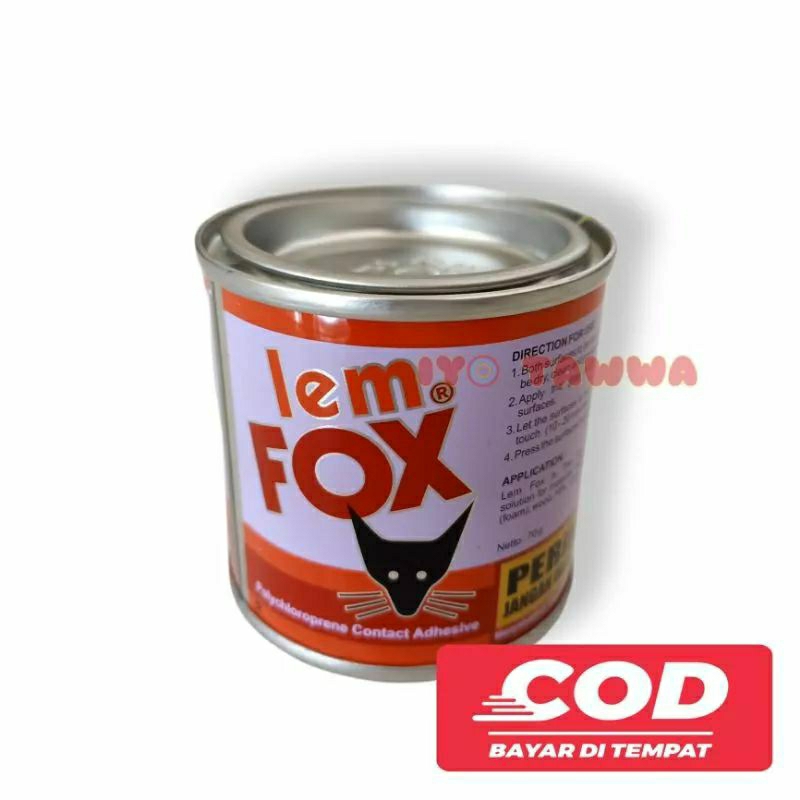 

Lem fox kaleng 70 gram