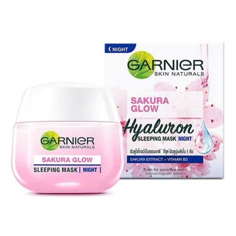 Garnier Sakura White Pinkish Glow Sleeping Mask 50ml