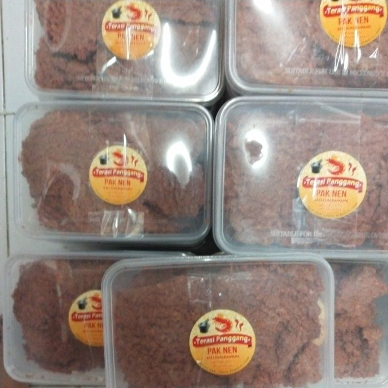 

Terasi panggang siap makan pak nen asli singkawang kalimantan