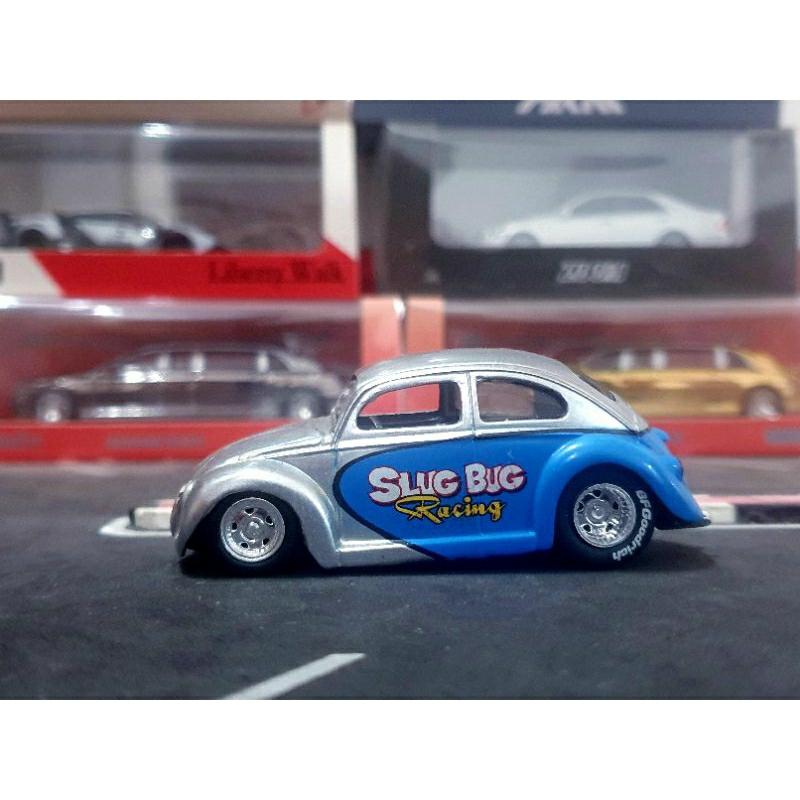 Diecast Jadatoyd Vdubs Volkswagen VW Beetle SlugBug 1:64