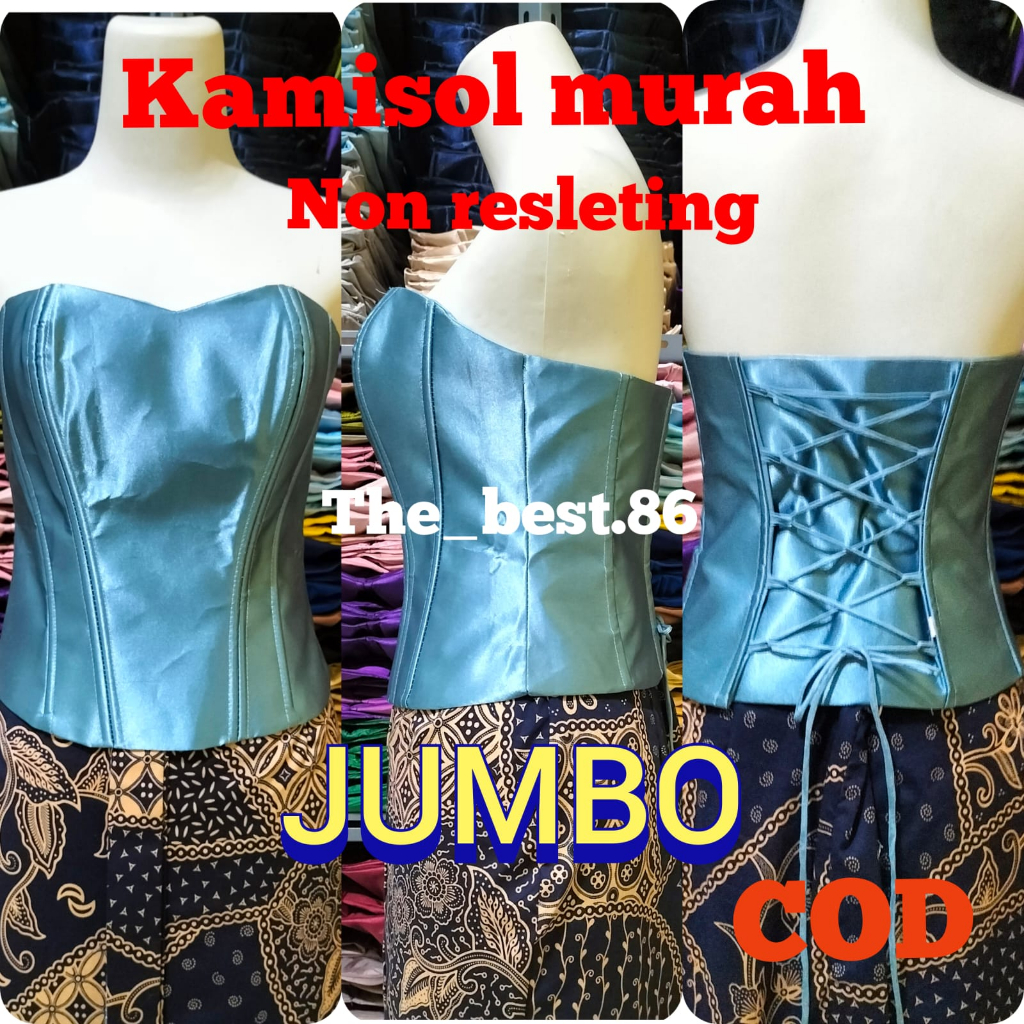 NON Sleting Kamisol JUMBO /Longtorso /Kemben /Bustier Daleman kebaya