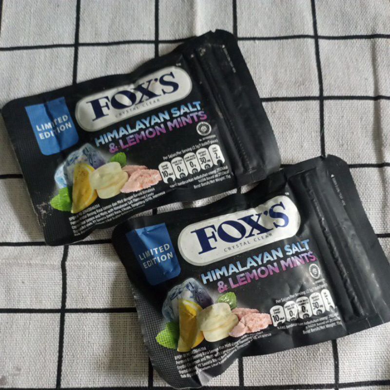 

Permen Foxs Himalaya Salt Dan Lemon Mint Limited Editions