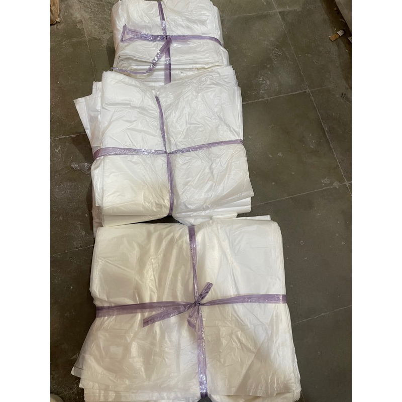 Kresek Kiloan PUTIH Bening Ukuran Kecil Sedang Besar / HD LOS PERKUTUT 15 , 24 , 28 ,