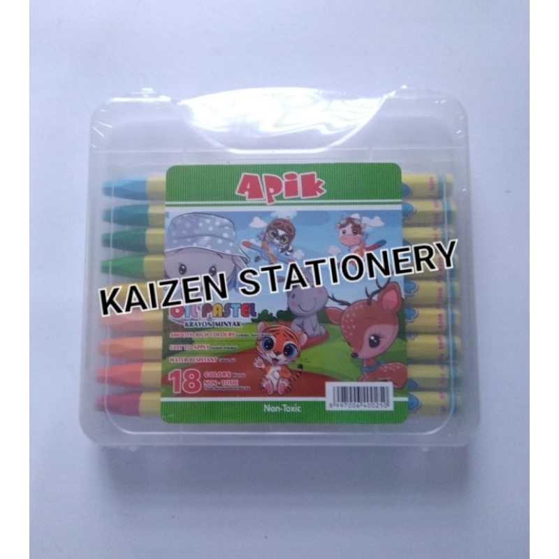 

KRAYON MINYAK APIK 18 WARNA