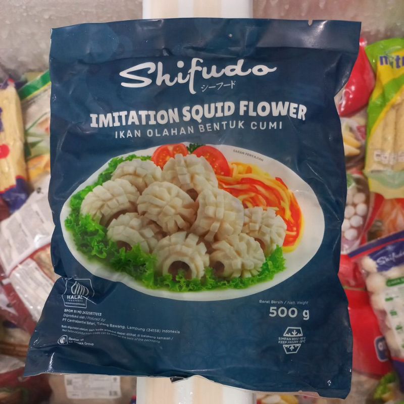 

Shifudo Imitation Squid Flower Ikan Olahan Bentuk Cumi 500g