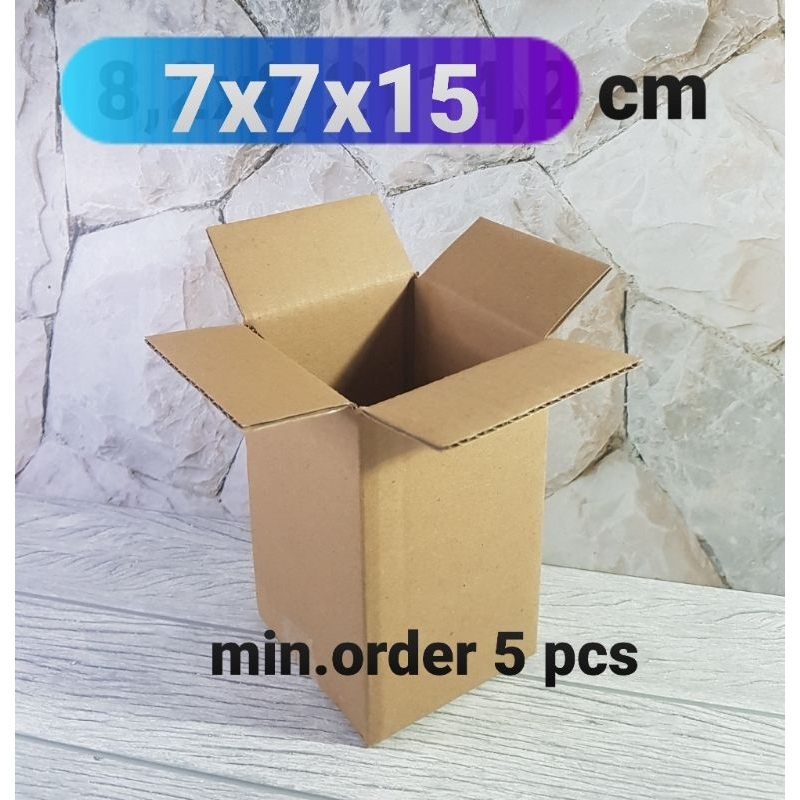 

Kardus / box / 7x7x15 cm / karton packing polos baru ST