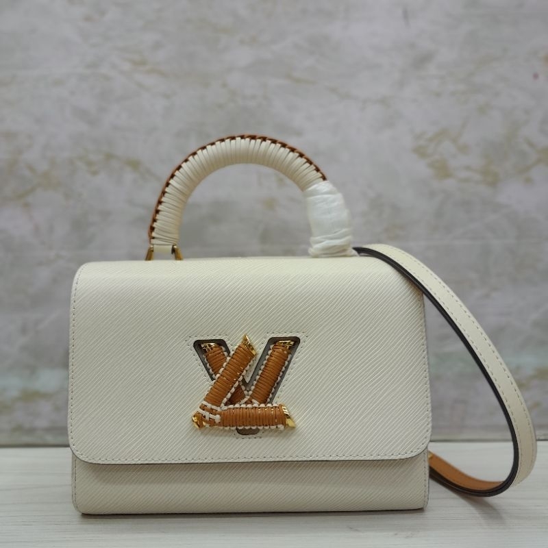 Louis Vuitton Twist MM Bag With Scrunchie Handle And Black Cowhide - Praise  To Heaven