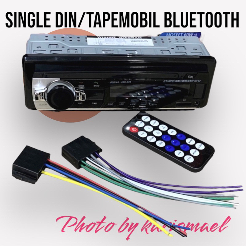 TAPE MOBIL SINGLE DIN USB PLAYER BLUETOOTH