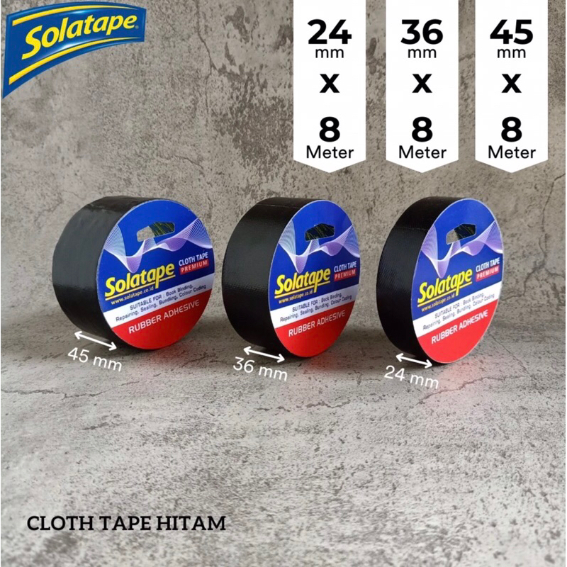 

LAKBAN HITAM RUBBER 24MM x 8M